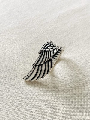 King Baby Studio 925 Silber Flügel Ring K20-5221-10 (Größe V) (UVP 625 USD)