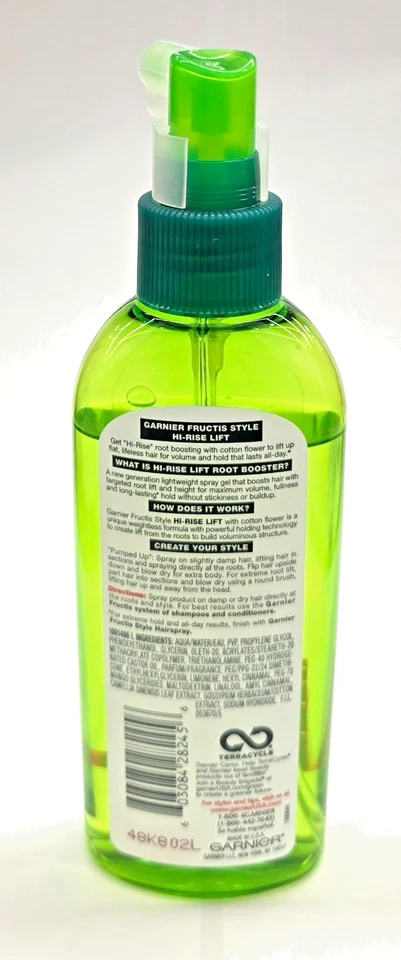 NEW Garnier Fructis Style Hi Rise Lift Root Booster Extreme Hold 5.1 oz - Image 2 of 2