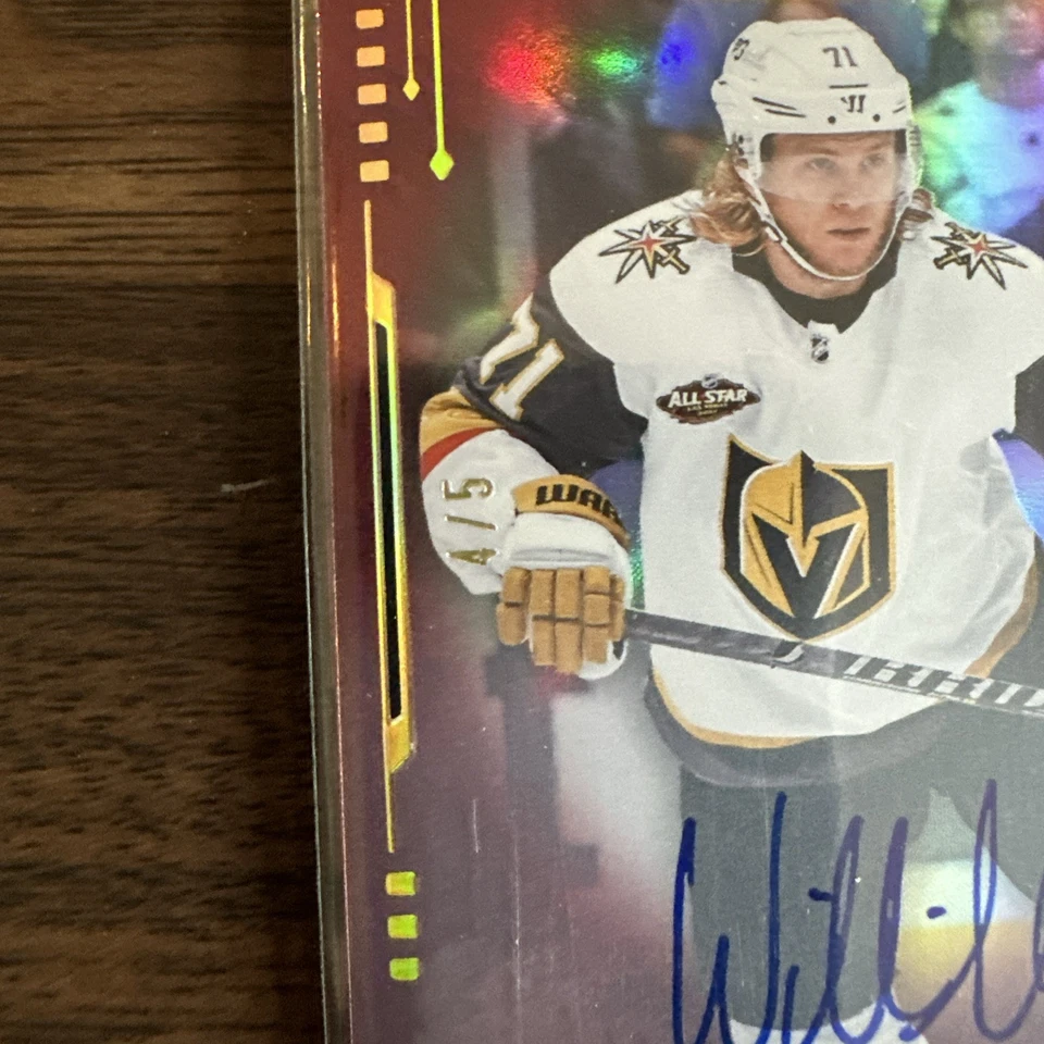 2021-22 Upper Deck Stature William Karlsson /5 Auto Vegas Golden Knights!  - Image 3 of 3
