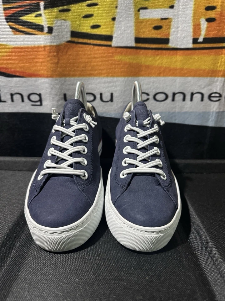 Zapatillas Paul Green Hadley Mujer Talla US 7.5/UK 5 Plataforma Azul Foto 4 de 4
