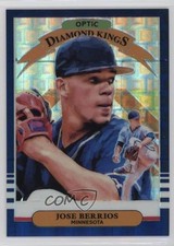 2019 Donruss Optic Diamond Kings Blue Pandora Prizm 72/99 Jose Berrios #7 15sd