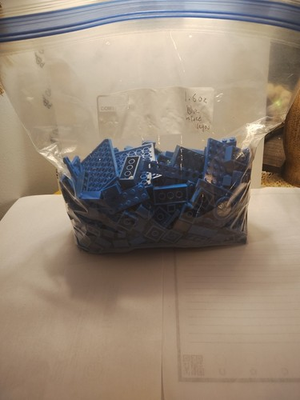 #ad #ad LEGO Blue Parts Lot – Mixed Bulk Bricks Plates Pieces $10.99