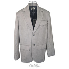 Zadig Voltaire D fil NWT Vivi Tailleur Chine Wool Menswear Blazer 38 Medium