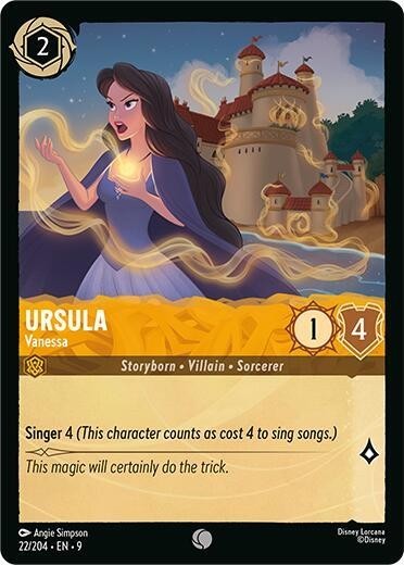 Disney Lorcana TCG - Fabled - Ursula - Vanessa - 22/204
