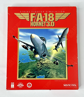 F/A-18 Hornet 3.0 PC MAC CD Strike Fighter Pilot Air-Combat Jet