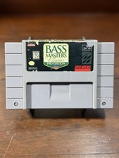 Bass Masters Classic Pro Edition Super Nintendo SNES Video Game Fishing
