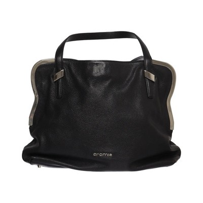 Cromia, Handtasche, Damen, Schwarz, Einfarbig, 40, 10, 25 cm #soW