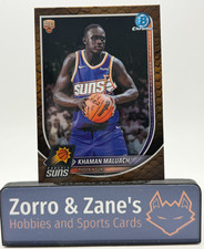 Khaman Maluach 2025-26 Bowman Chrome Reptilian Refractor #BCV-10 RC Phoenix Suns