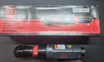 Mac Tools 1/4'' rotierende Druckluft-Kopf-Ratsche (AR250RH) 220 U/min - brandneu