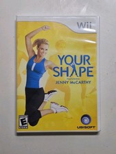 Your Shape: Featuring Jenny McCarthy Wii CIB (Nintendo Wii 2009) Complete Tested