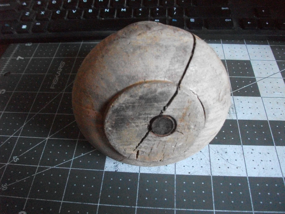 4" POST ACABADO MADERA Newel topper con vástago de montaje Foto 3 de 4