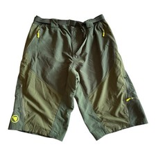 Endura Humvee II Baggy Mountain Bike Shorts Mens Size XL Green Cycling Trail