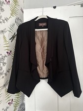 Phase Eight 16 Black Jacket Good Pre Loved Condition Cream