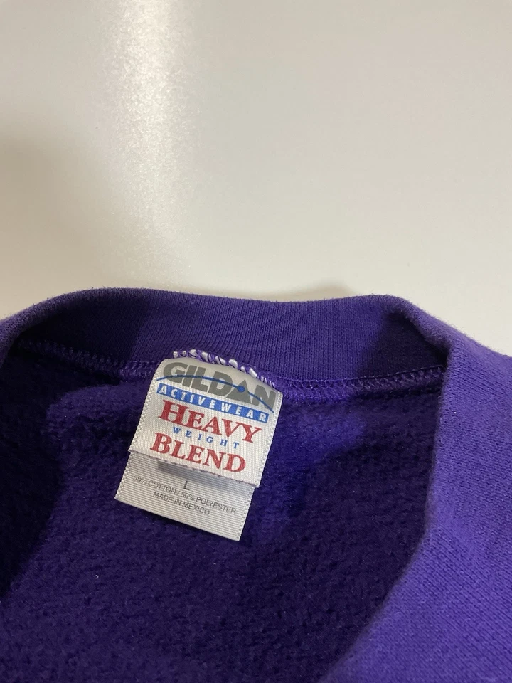 Sudadera Vintage Halloween Cuello Redondo Talla L Calabaza Fantasma Calavera Bordada Y2K Foto 3 de 4