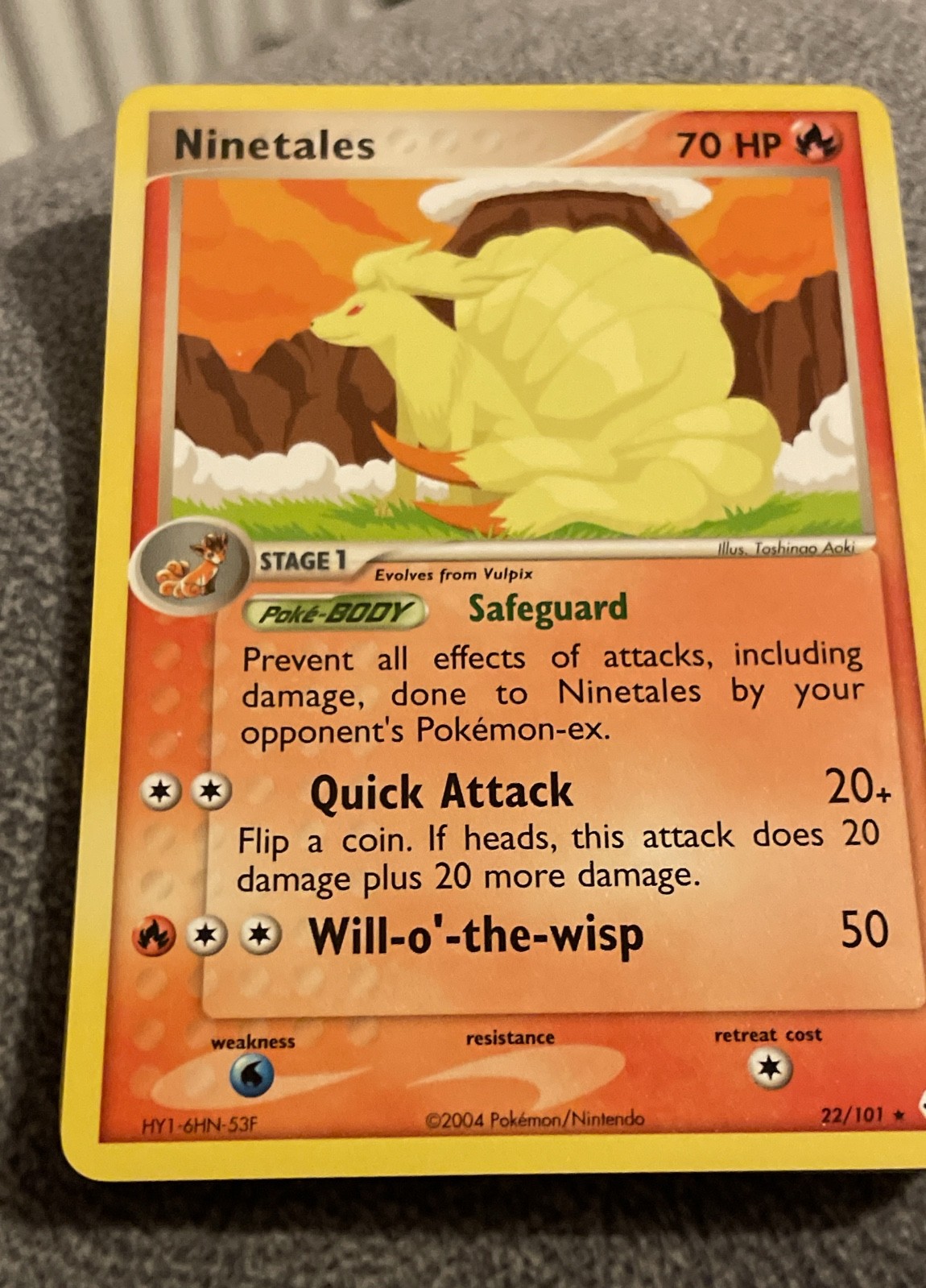 Ninetales 22/101 EX Hidden Legends Reverse Holo