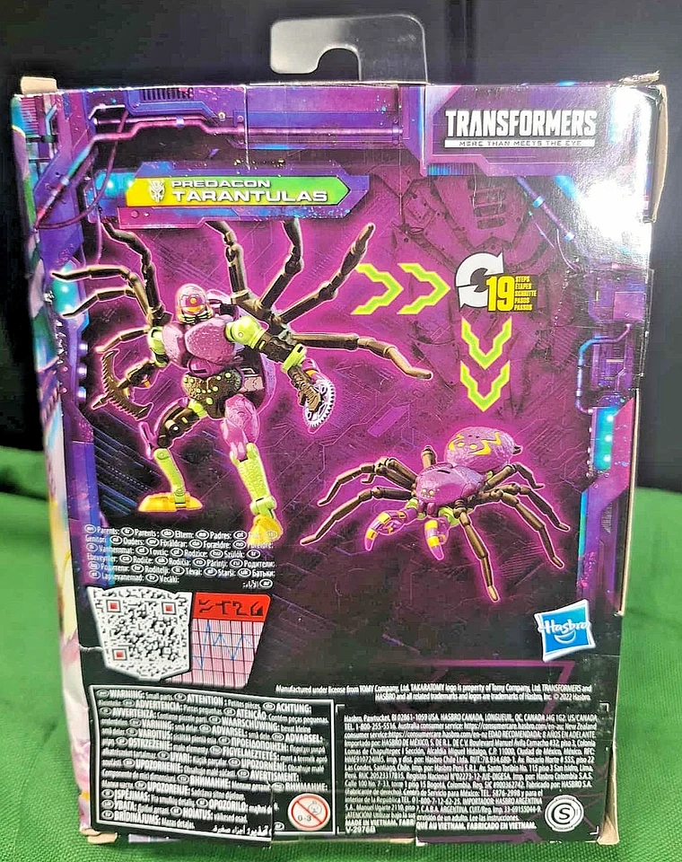 Transformers Generations Legacy Deluxe Predacon Tarantulas - BOX WARE - Image 3 of 3