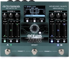 Electro-Harmonix Oceans Abyss Dual Stereo Reverb Pedal