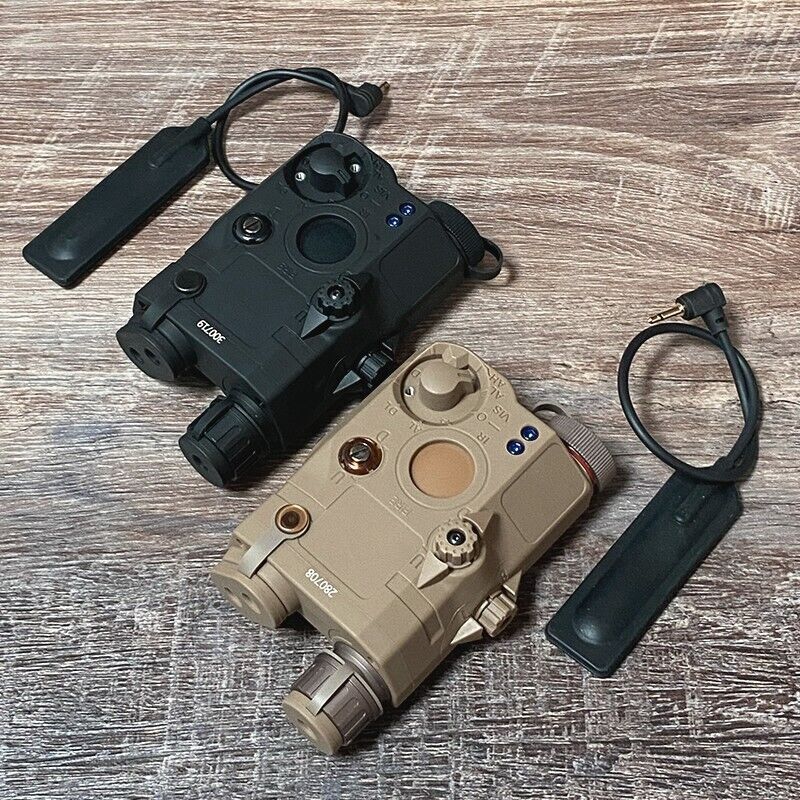 WADSN PEQ15 PEQ-15 Rojo Verde Azul Láser Blanco LED Linterna Estroboscópica...