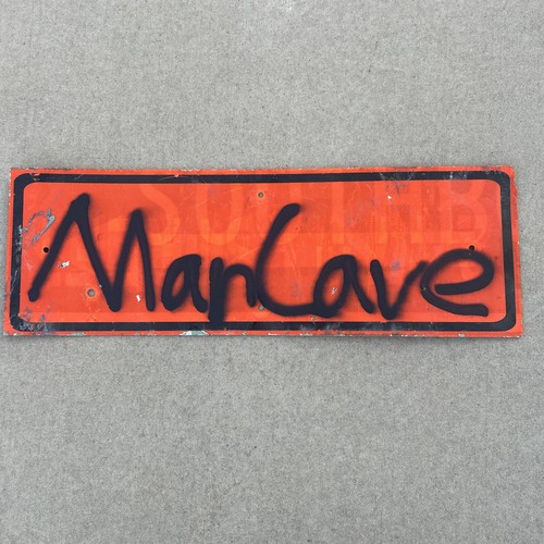 man-cave-orange-retired-aluminum-12-x-36-ebay