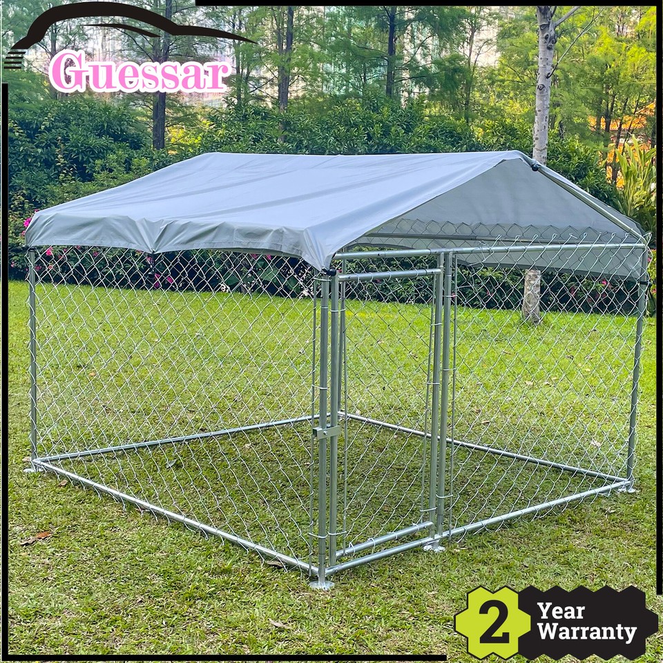 UK New Pet Playpen Dog Cat Pen Puppy Rabbit 2mx2m Outdoor Enclosure Dog