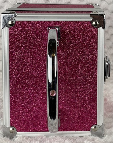 Caboodles funkelnd rosa Schmuck Box Etui mit Spiegel 5,5 Zoll hoch - Bild 5 von 12