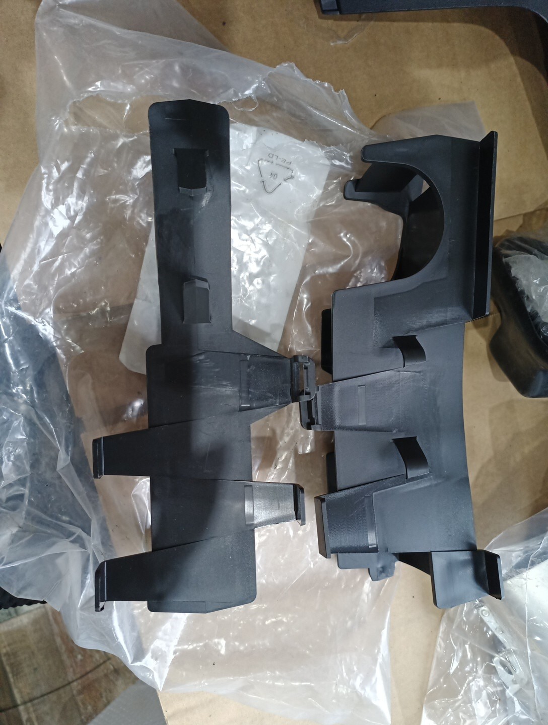Genuine Peugeot 208 Pair Front Bumper Absorber Brackets 1607398480 