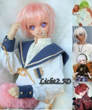 BJD Doll Wig 1/3 8-9" Toys SD MSD MDD 1/4 7-8" YOSD BB 1/6 6-7" Short Hair