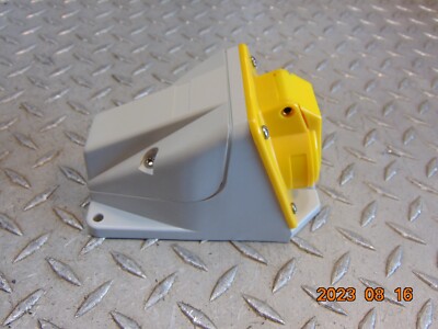 GEWISS GW 62 474 90° ANGLE SURFACE MOUNTING SOCKET OUTLET 16A 110-130V 1P44