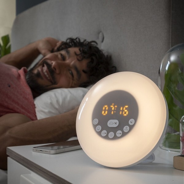 Sveglia Alba Bluetooth OFFERTA: Radio FM e Luce Rilassante LED