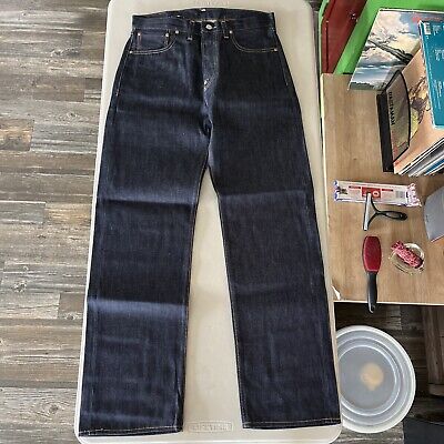 NEW NWT Deadstock LVC Levi’s 1937 501XX Buckle Back Big E Denim Jeans 33X32