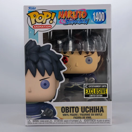 Funko Pop Animation Naruto Obito Uchiha Unmasked #1400 Entertainment Earth Excl.