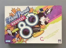 Parker Brothers Trivial Pursuit Totally 80s Board Game Complete