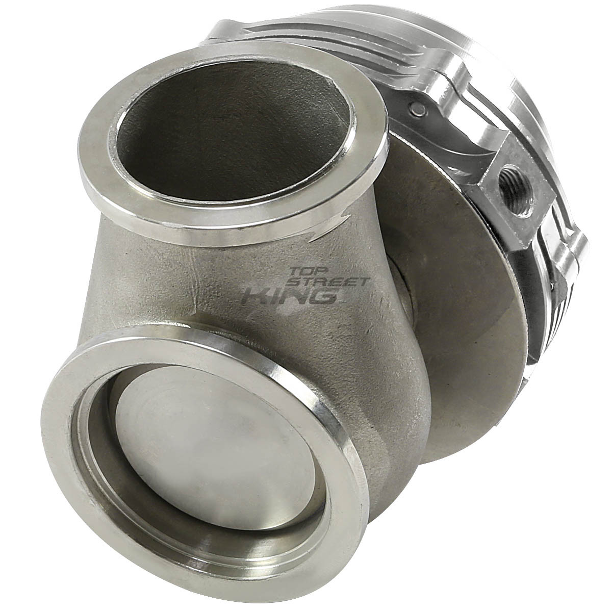 44MM TURBOCHARGER MANIFOLD TURBO BOOST SILVER VBAND WASTEGATE+DUMP RING+SPRING eBay