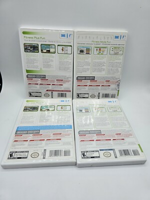 Nintendo Wii Lot Of Wii Fitness Games Wii Fit Bundle Games Lot 4