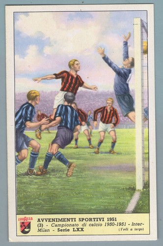 TCL070.3 Figurine Lavazza - Avvenimenti Sportivi: Camp. Calcio '51 Inter Milan