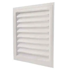 Louver Vent Wall Gable Mount For Attic Intake Or Exhaust 12"x18" Plastic Static