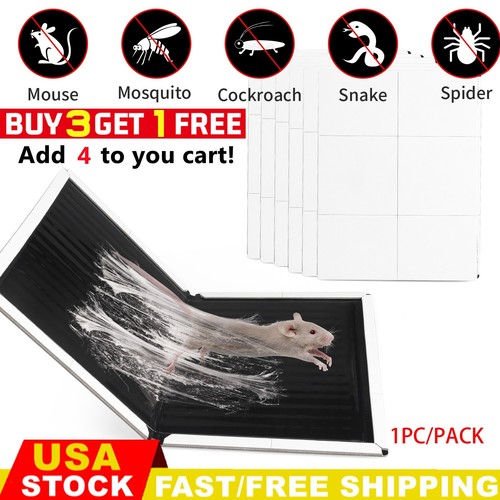 Thickened Mice Glue Traps Board Humane Rat Rodent Sticky Pad Board