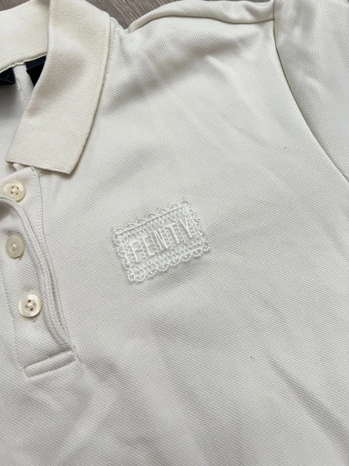 Vestido Fenty Puma Rihanna Mujer Marfil Polo Columpio Volantes Mini Talla M Foto 4 de 4