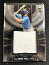 Carson Williams 2023 Select Rookie Jumbo Swatch PJS-CW Rays