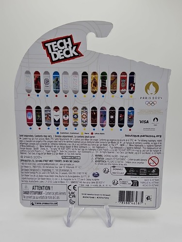 Tech Deck Ultra Raro 2024 Juegos Olímpicos de París Phryge Mascota Dedo Monopatín - Imagen 4 de 4