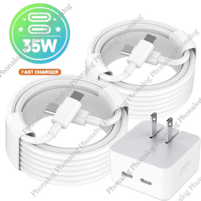 35W USB-C Power Adapter PD Fast Charger Cable For iPhone 14 13 12 11 Pro Max XR