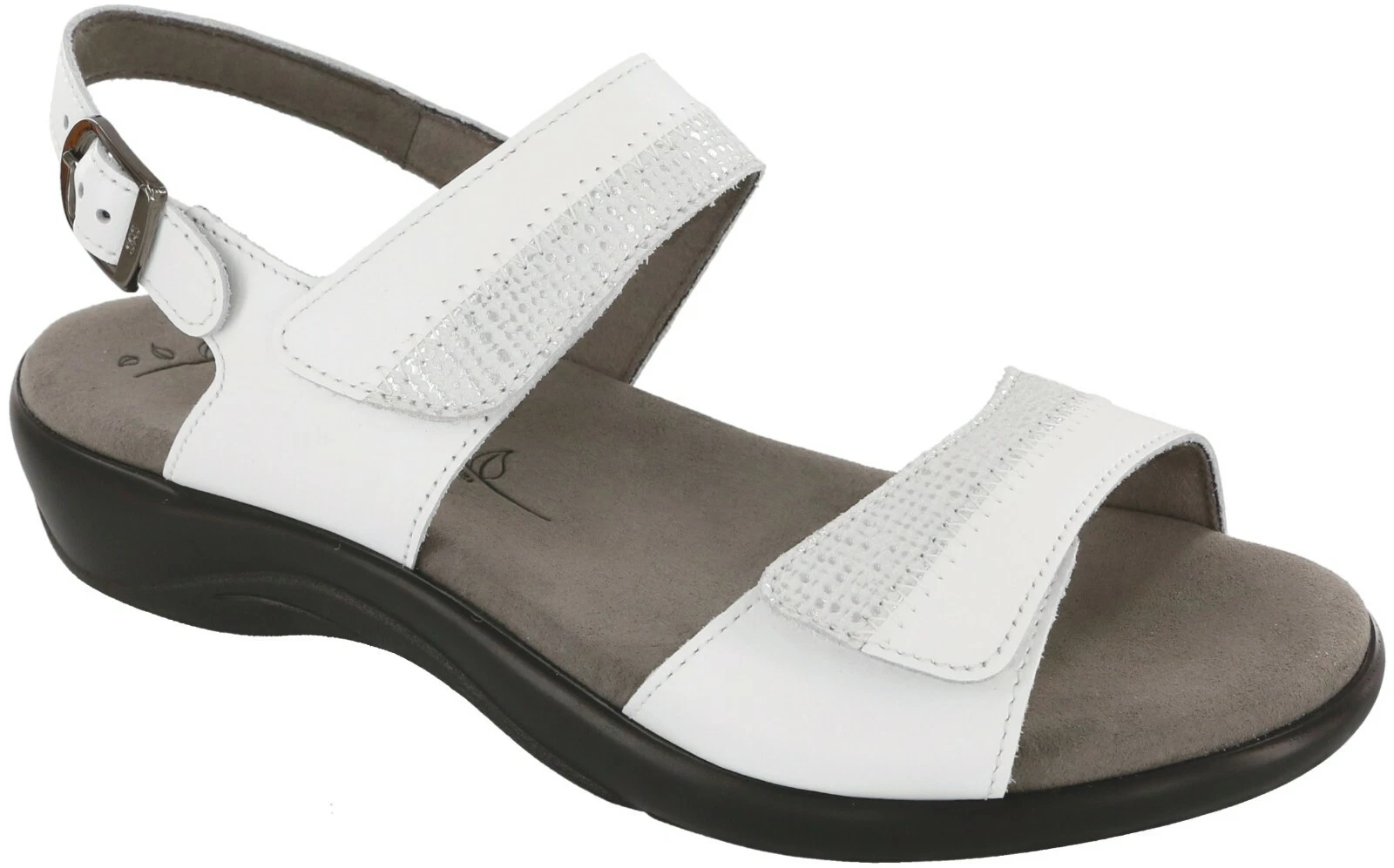 SAS Women's Shoes Nudu Comfort Sandal White Many Sizes & Widths New In Box