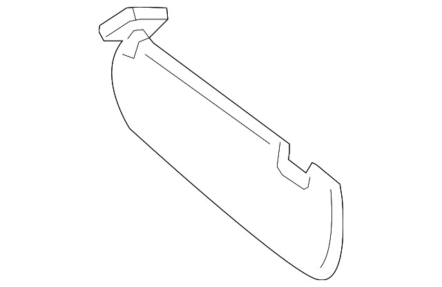 Visera del sol para Hyundai (P/N 85210-2V330-TX)