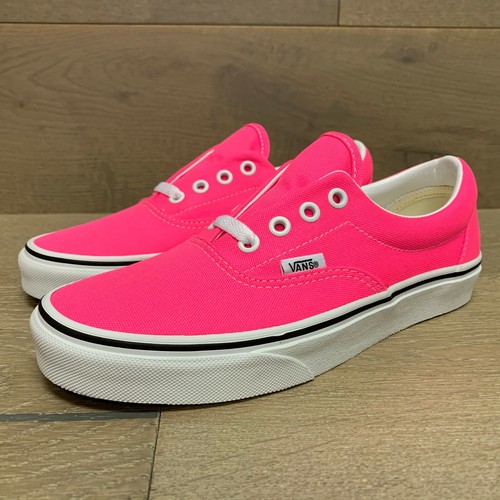 neon knockout pink vans
