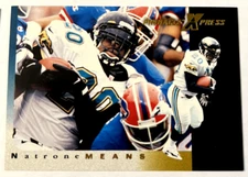 1997 Pinnacle X-Press #30 Natrone Means Jacksonville Jaguars NFL