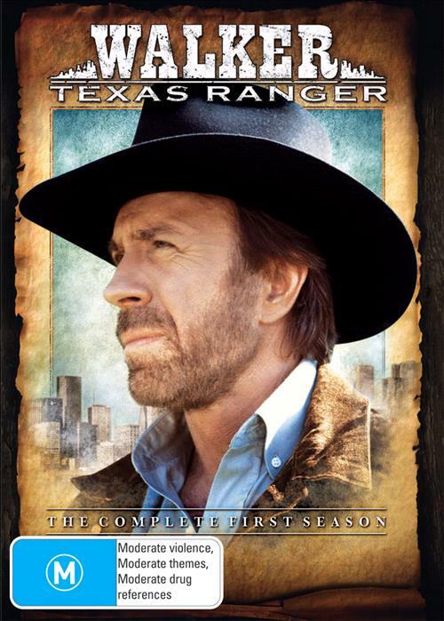 Walker, Texas Ranger : Season 1 (DVD, 1993) 7 Discs Region 4 Chuck Norris