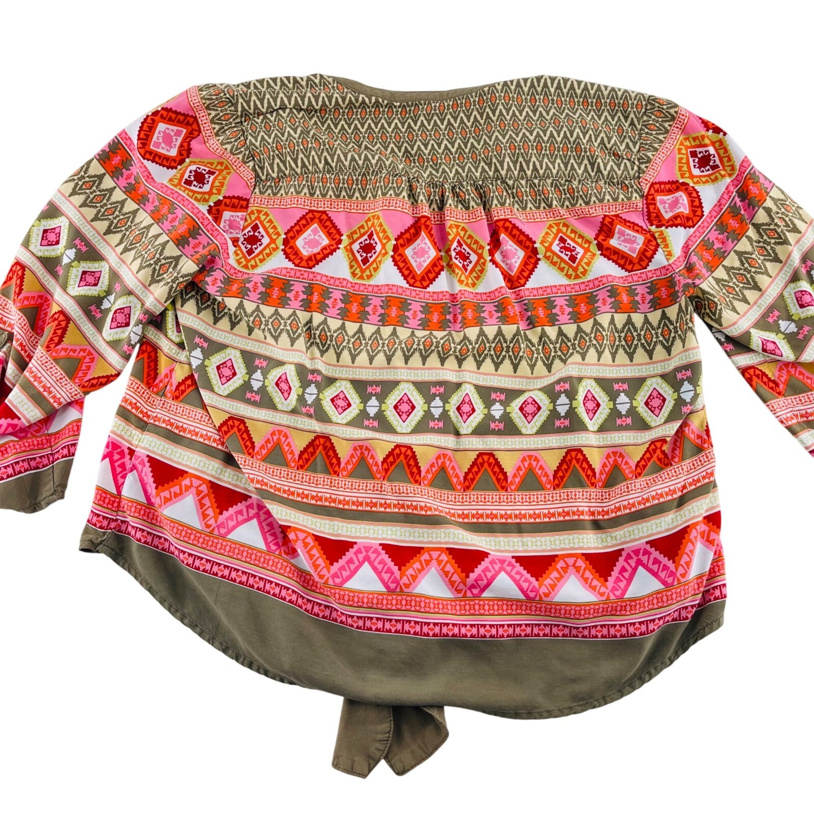 Ruby Rd. Womens Aztec Print Button-Up Blouse 1X R… - image 4