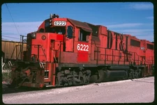 Original Rail Slide - DTI Detroit Toledo & Ironton 6222 Franklin Park IL 9-29-85
