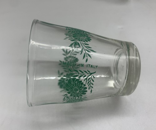 MCM Stampi Francolini Shot vasos verde floral Italia conjunto de 4 (t) - Imagen 4 de 4