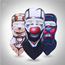 US Balaclava Hand Painted Full Face Mask Cycling Windproof Neck Mask Hats